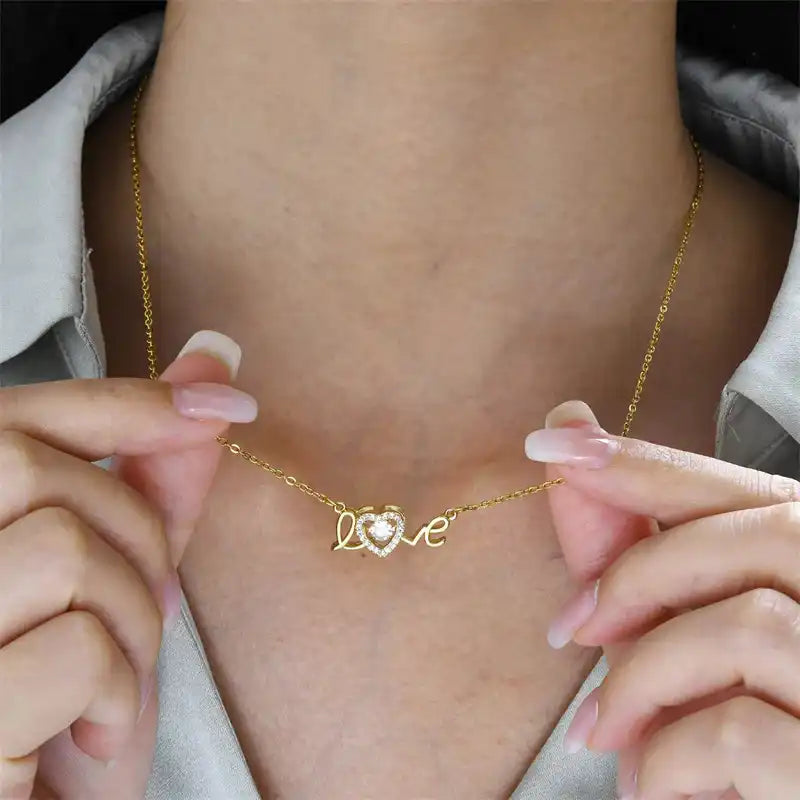 Love Necklace | Titanium